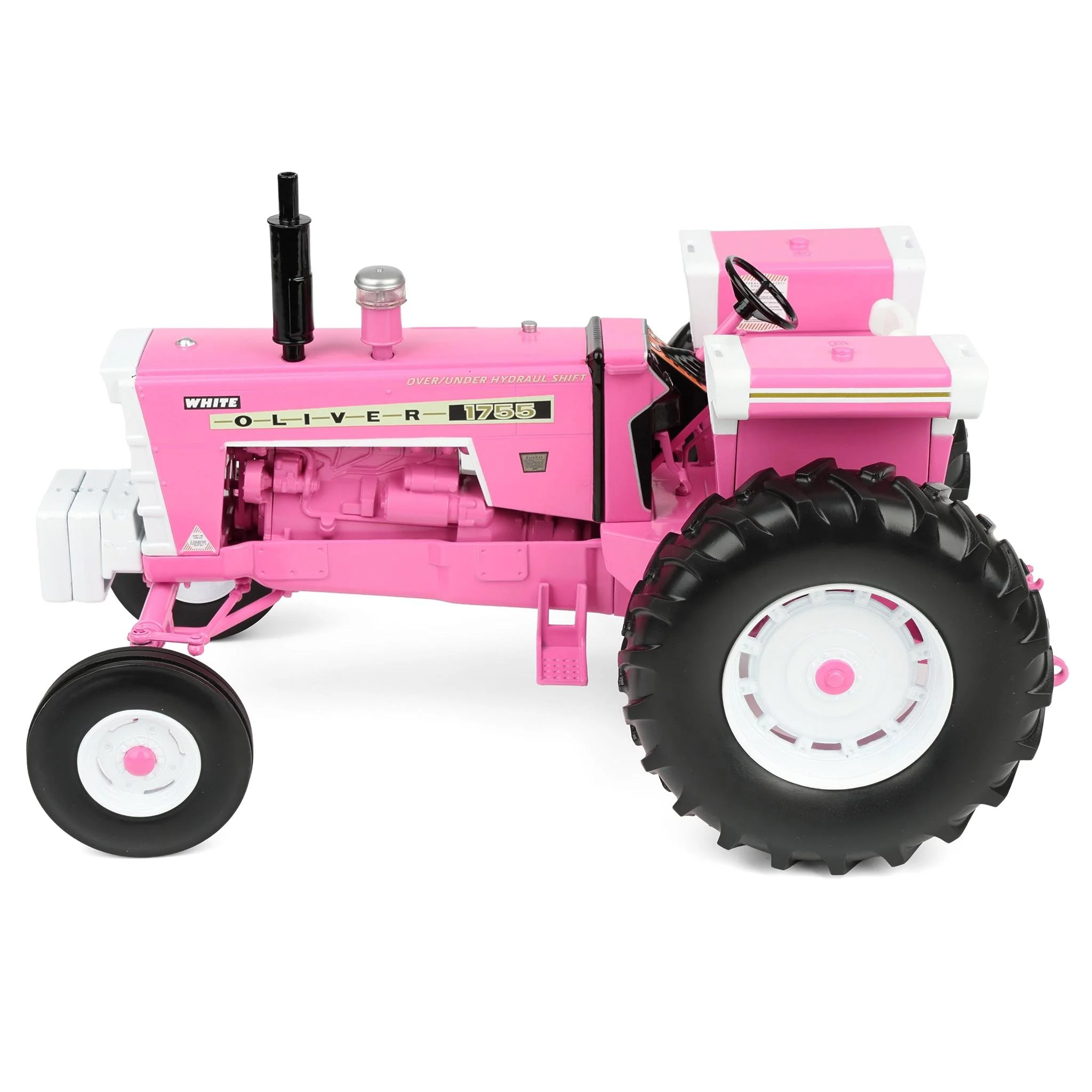 (B&D) 1/16 Pink Oliver 1755 Open Station Tractor with Wide Front by SpecCast- Damaged Item - Image 5