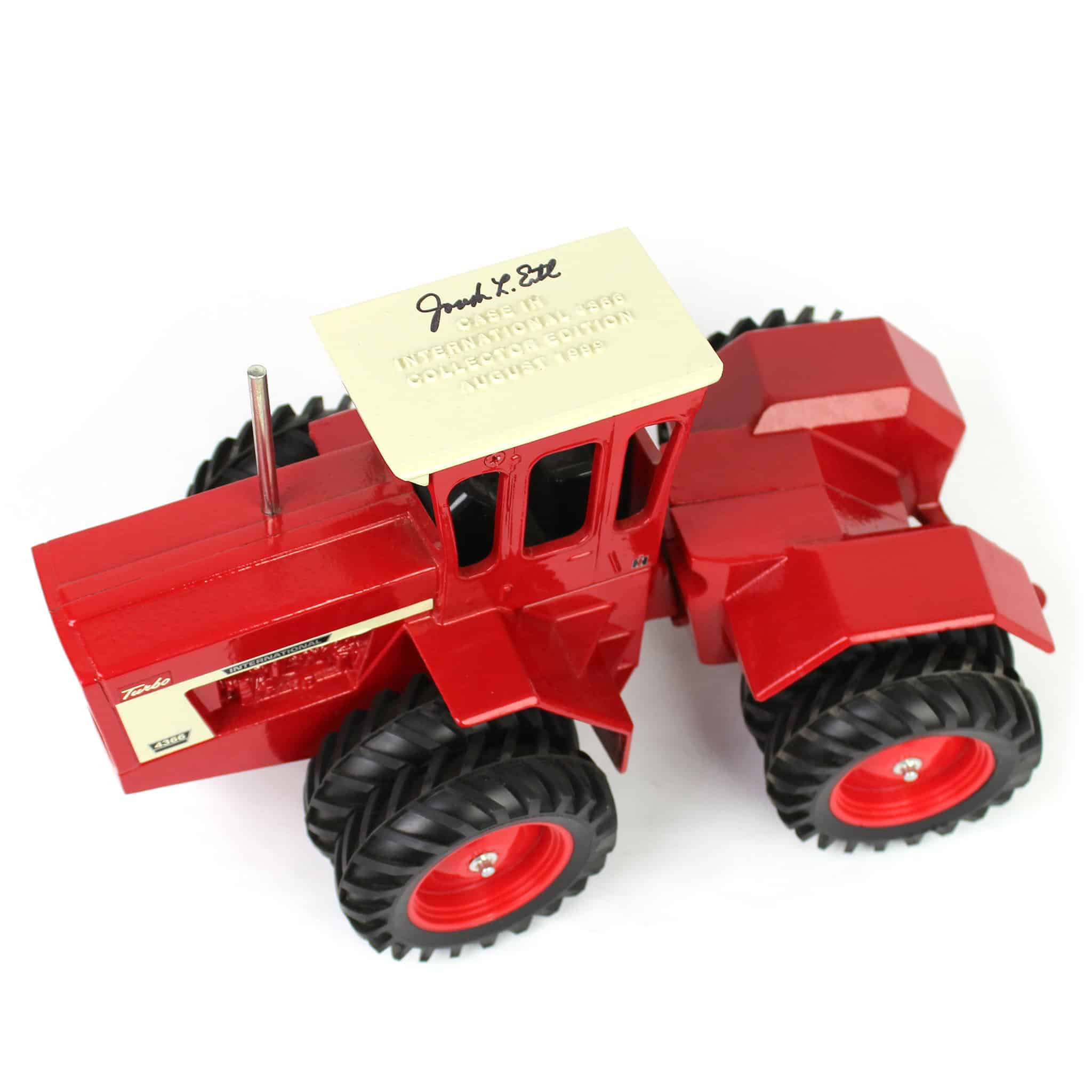 1/16 International Harvester 4366 4WD Tractor with Duals by Scale Models, Signed - Loose, No Box - Image 2