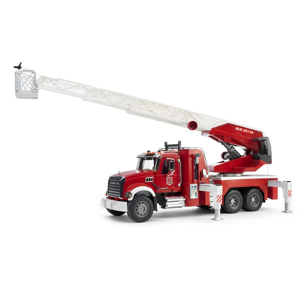 (B&D) 1/16 Mack Granite Fire Engine with Extendable Ladder - Damaged Item - Image 2