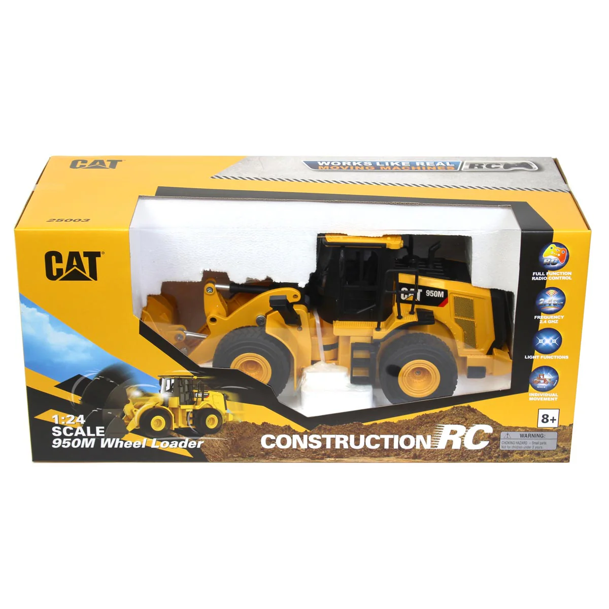 (B&D) 1/24 Caterpillar 950M Wheel Loader Radio Control made of Durable Plastic - Damaged Item - Image 6