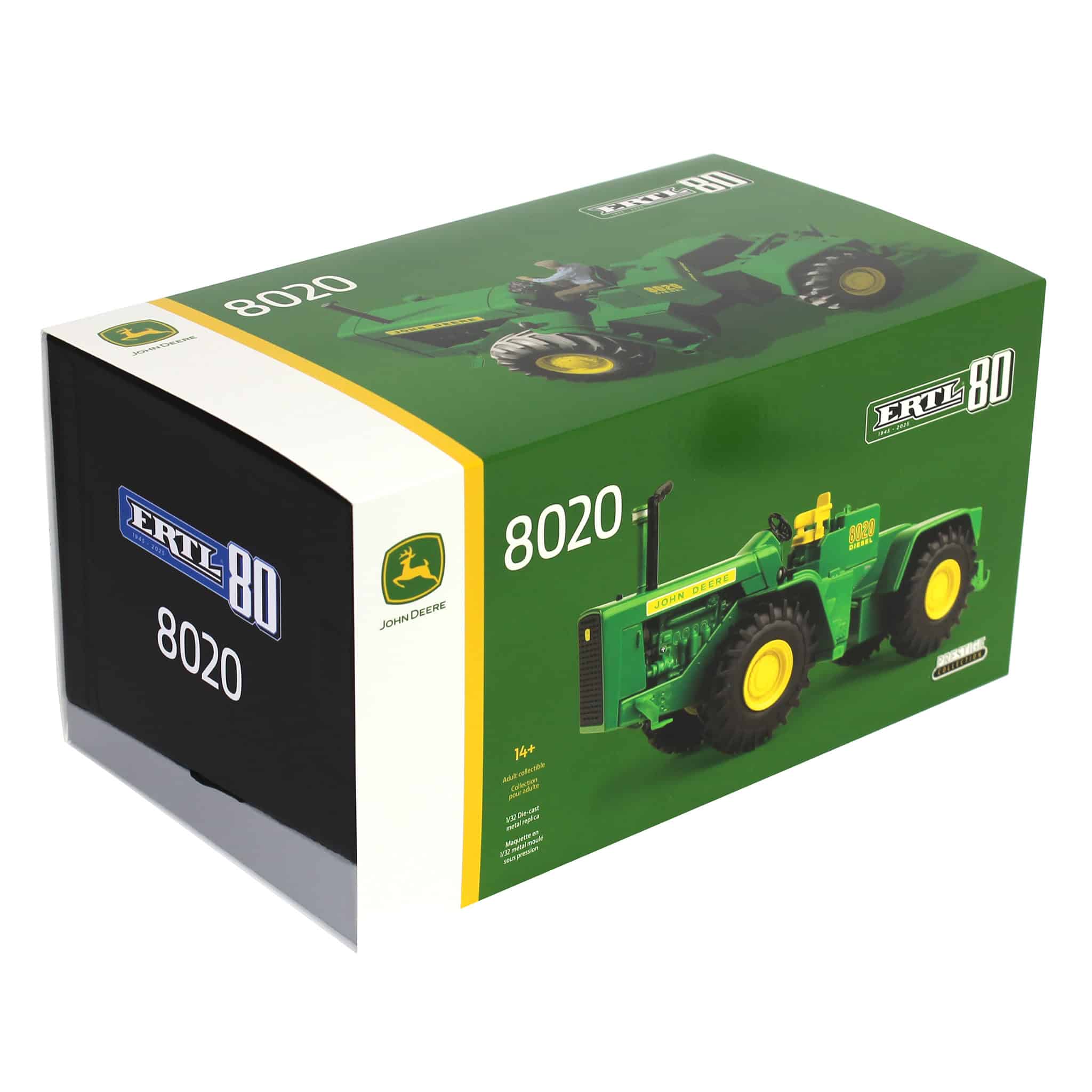 (B&D) 1/32 John Deere 8020 Tractor, ERTL 80th Anniversary - Damaged Box - Image 10