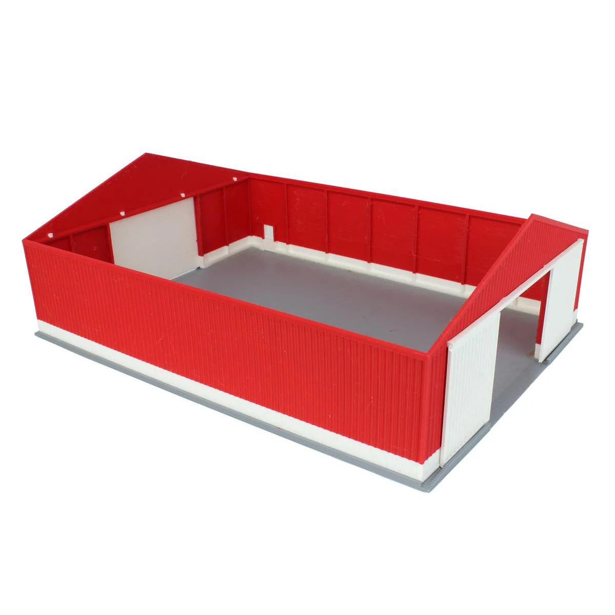 (B&D) 1/64 "The Professional" Red/White 60ft x 80ft Machine & Farm Shed, 3D Printed - Damaged Item - Image 4