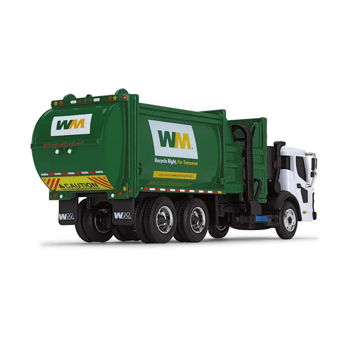 (B&D) 1/87 Mack LR Waste Management Refuse Truck with McNeilus ZR Side Loader - Damaged Box - Image 3