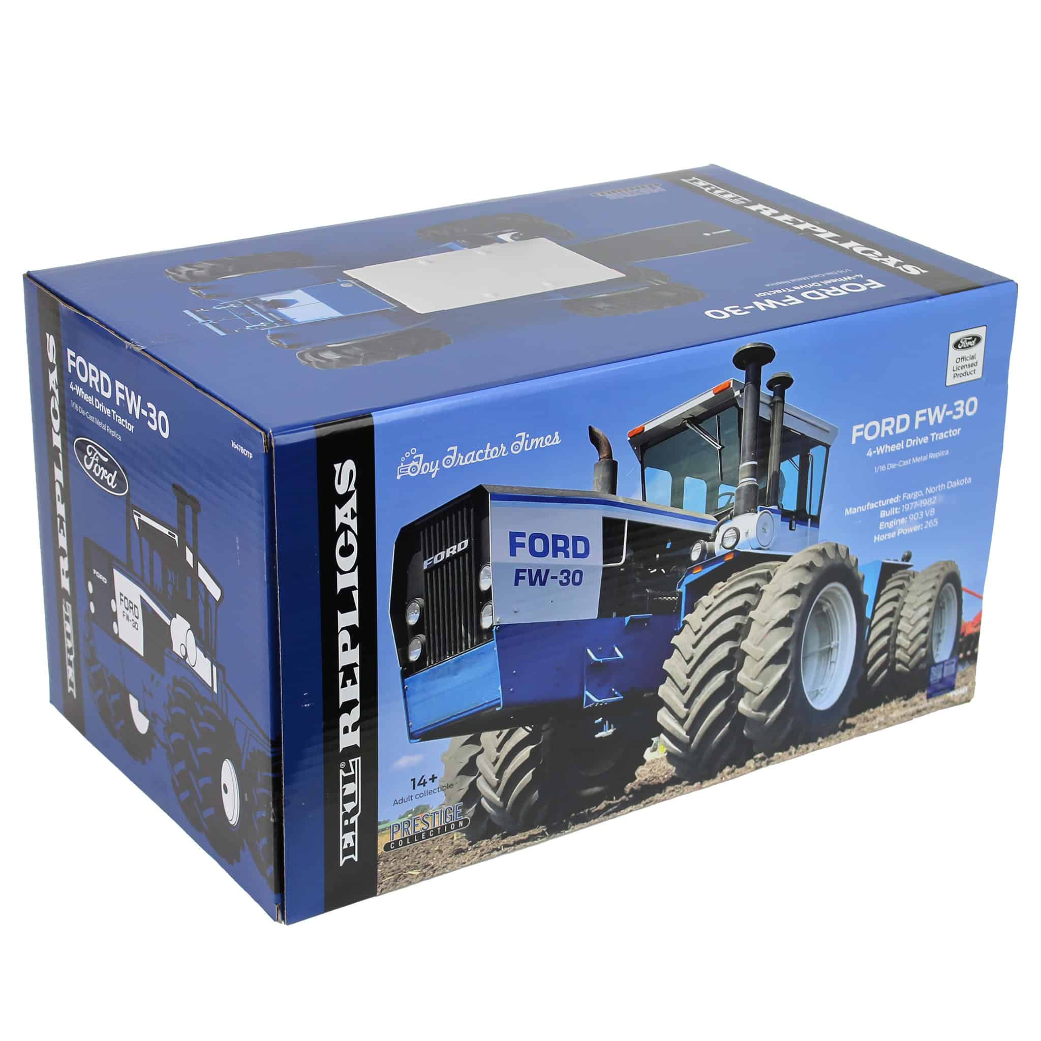 (B&D) Field Work Dust Chase Unit ~ 1/16 Ford FW-30 4WD Tractor with Duals, Toy Tractor Times 41st Anniv, ERTL Prestige - Damaged Box - Image 10