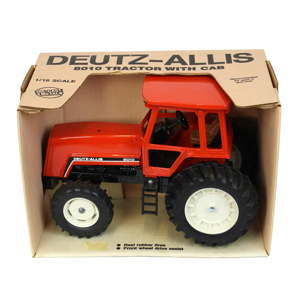 (B&D) 1/16 Deutz Allis 8010 Tractor with MFD by ERTL, 1985 Special Edition - Paint Chips