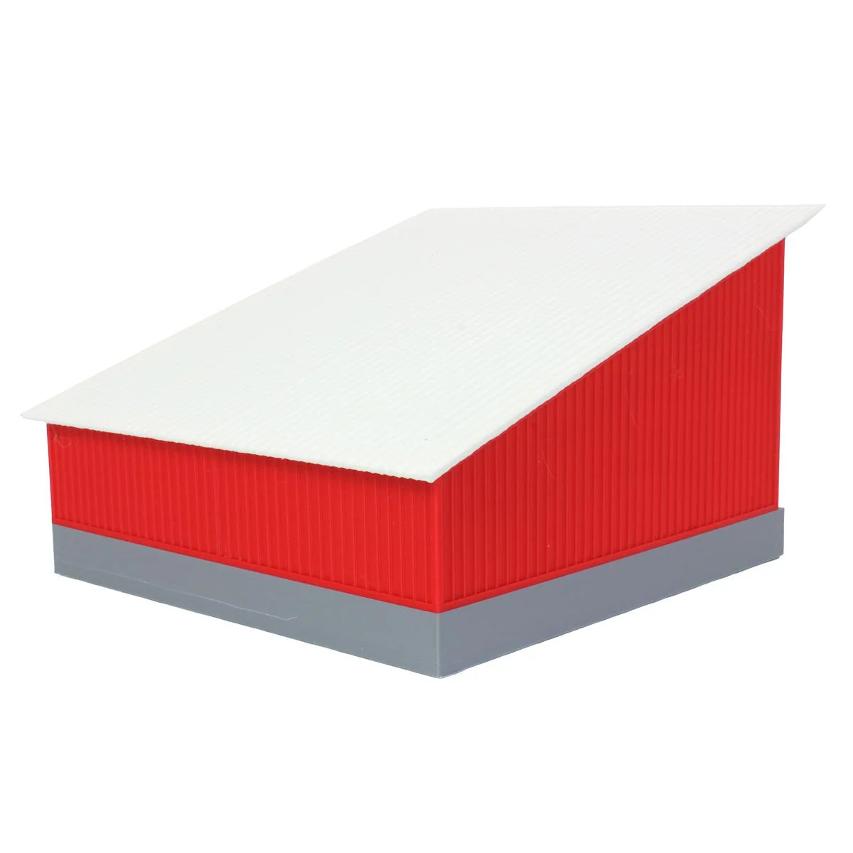 (B&D) 1/64 The Double Bay 40ft x 40ft Cattle Shed, Red/White, 3D Printed - Damaged Item - Image 3
