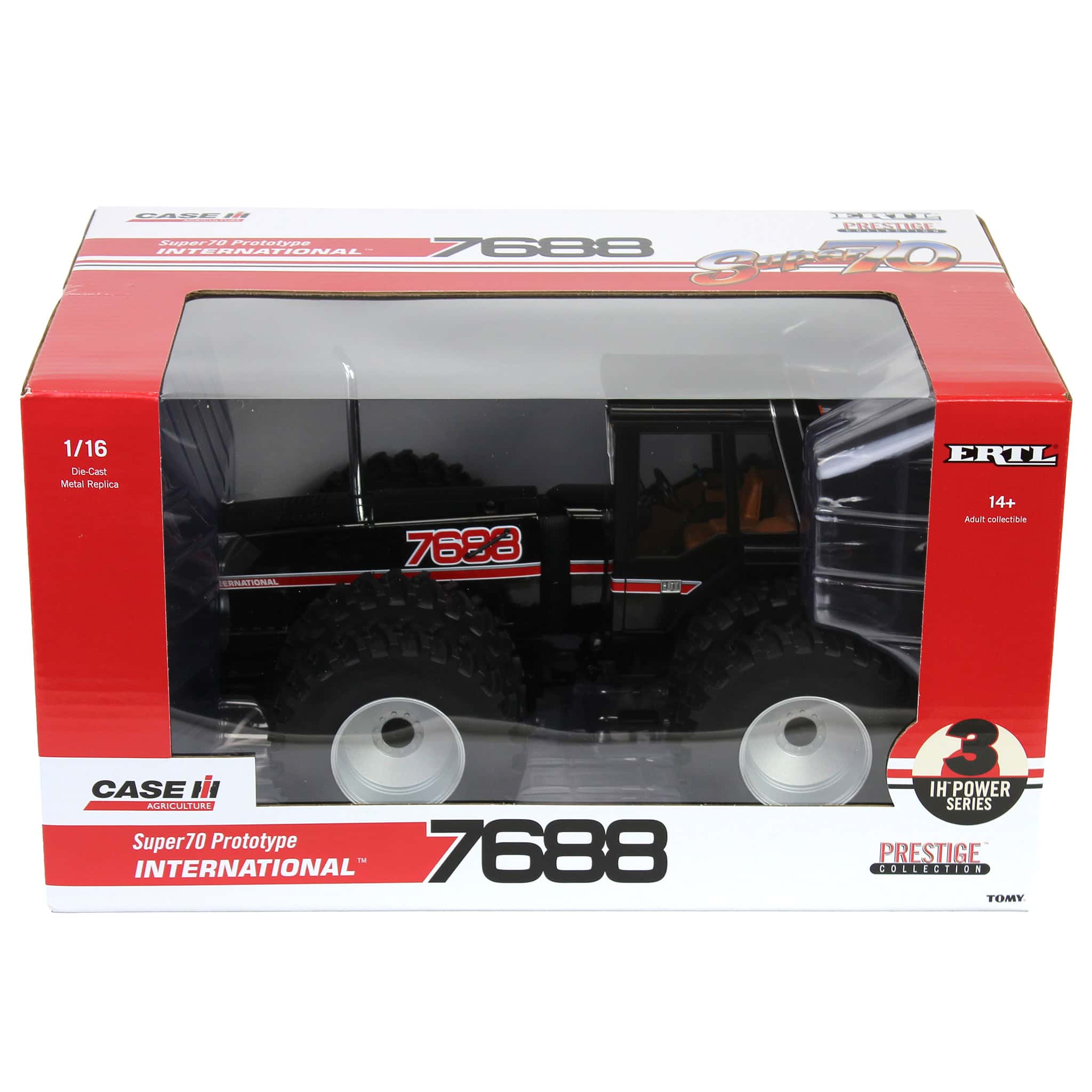 Black Chase Unit ~ 1/16 International Harvester 7688 Super 70 Series 2+2 Tractor, 3rd in Outback Toys Exclusive Power Series, ERTL Prestige - Image 7