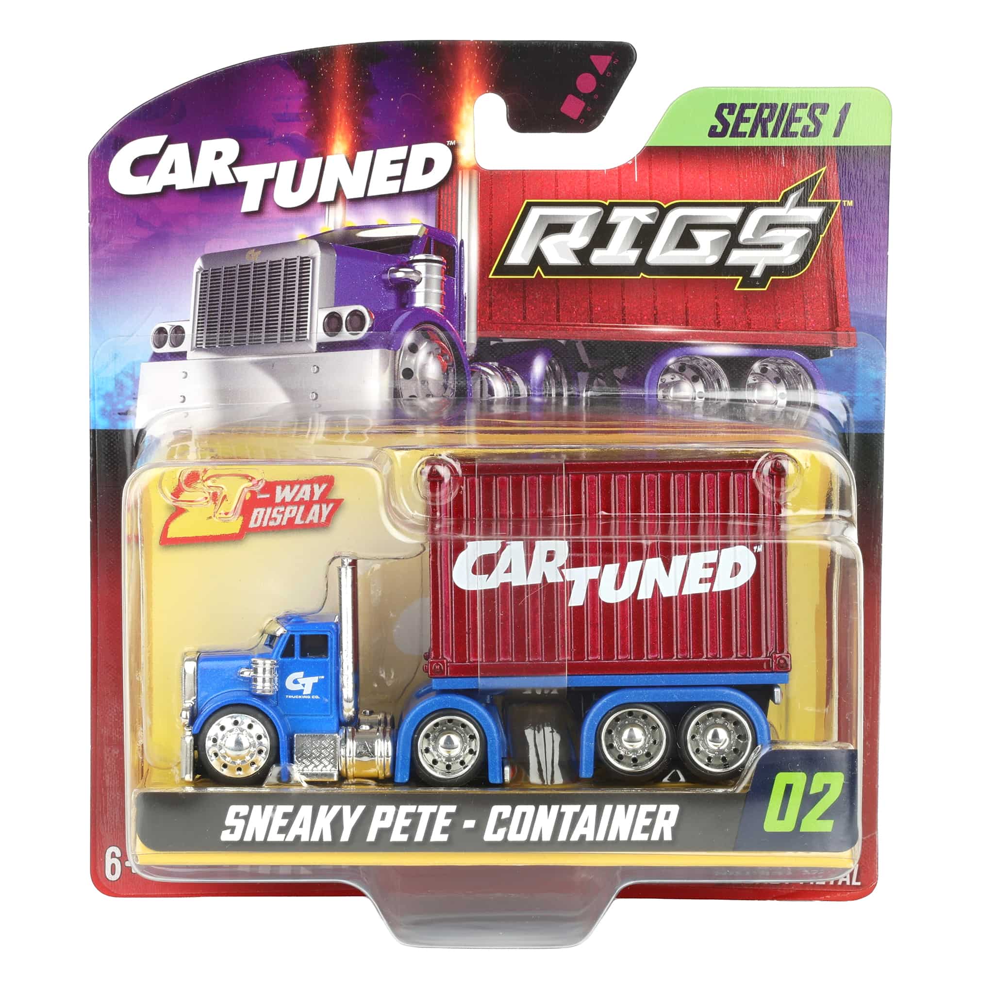Blue Sneaky Pete with Red Stackable Container CarTuned RIGS Series 1