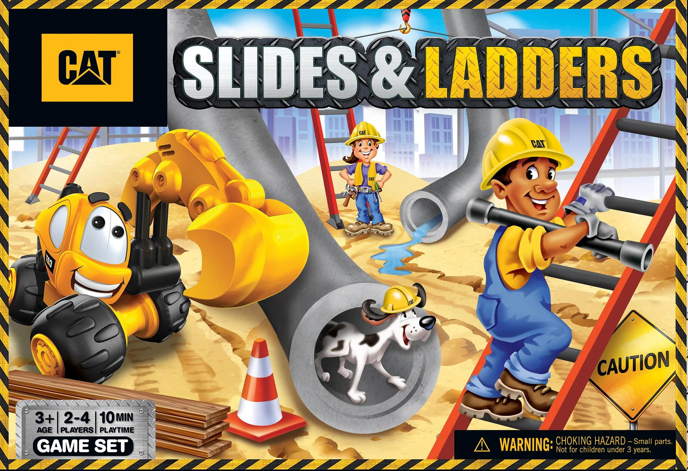 Caterpillar Slides & Ladders Board Game