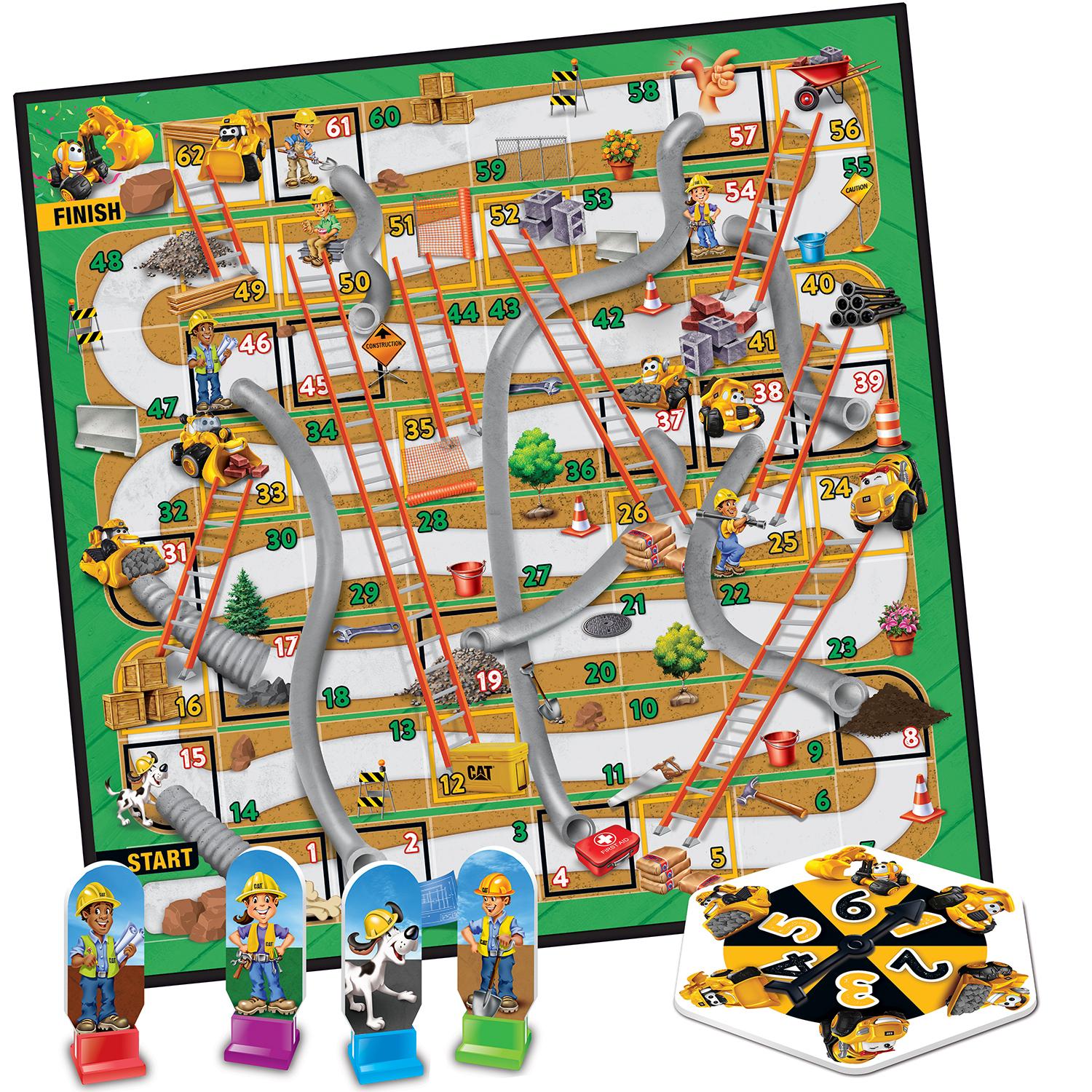 Caterpillar Slides & Ladders Board Game - Image 2