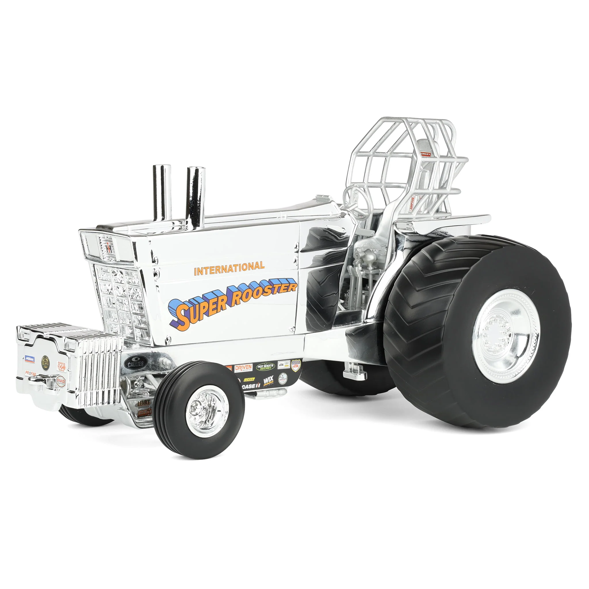 Chrome Version ~ 1/16 International Harvester 1066 "Super Rooster" Modified Pulling Tractor by SpecCast
