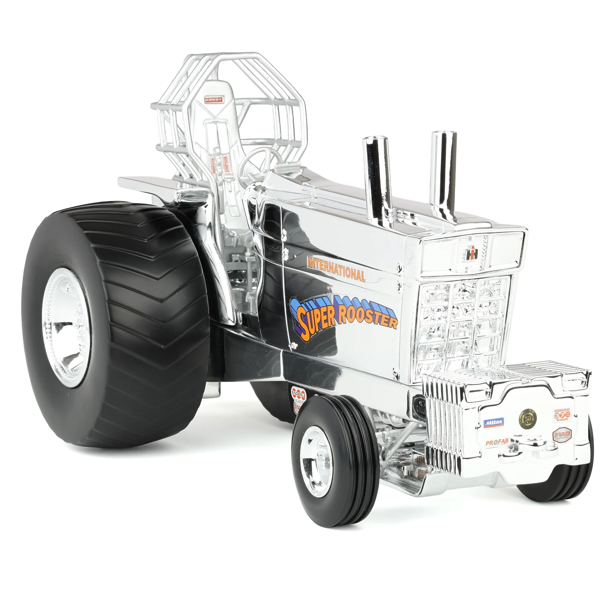 Chrome Version ~ 1/16 International Harvester 1066 "Super Rooster" Modified Pulling Tractor by SpecCast - Image 2