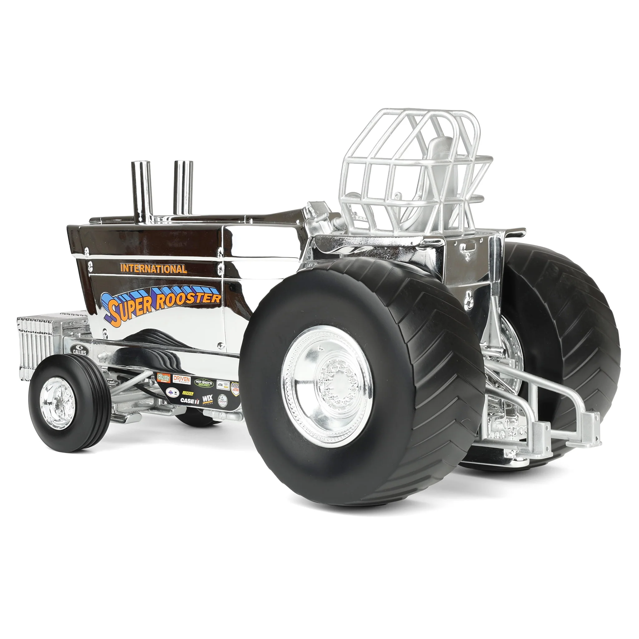 Chrome Version ~ 1/16 International Harvester 1066 "Super Rooster" Modified Pulling Tractor by SpecCast - Image 4