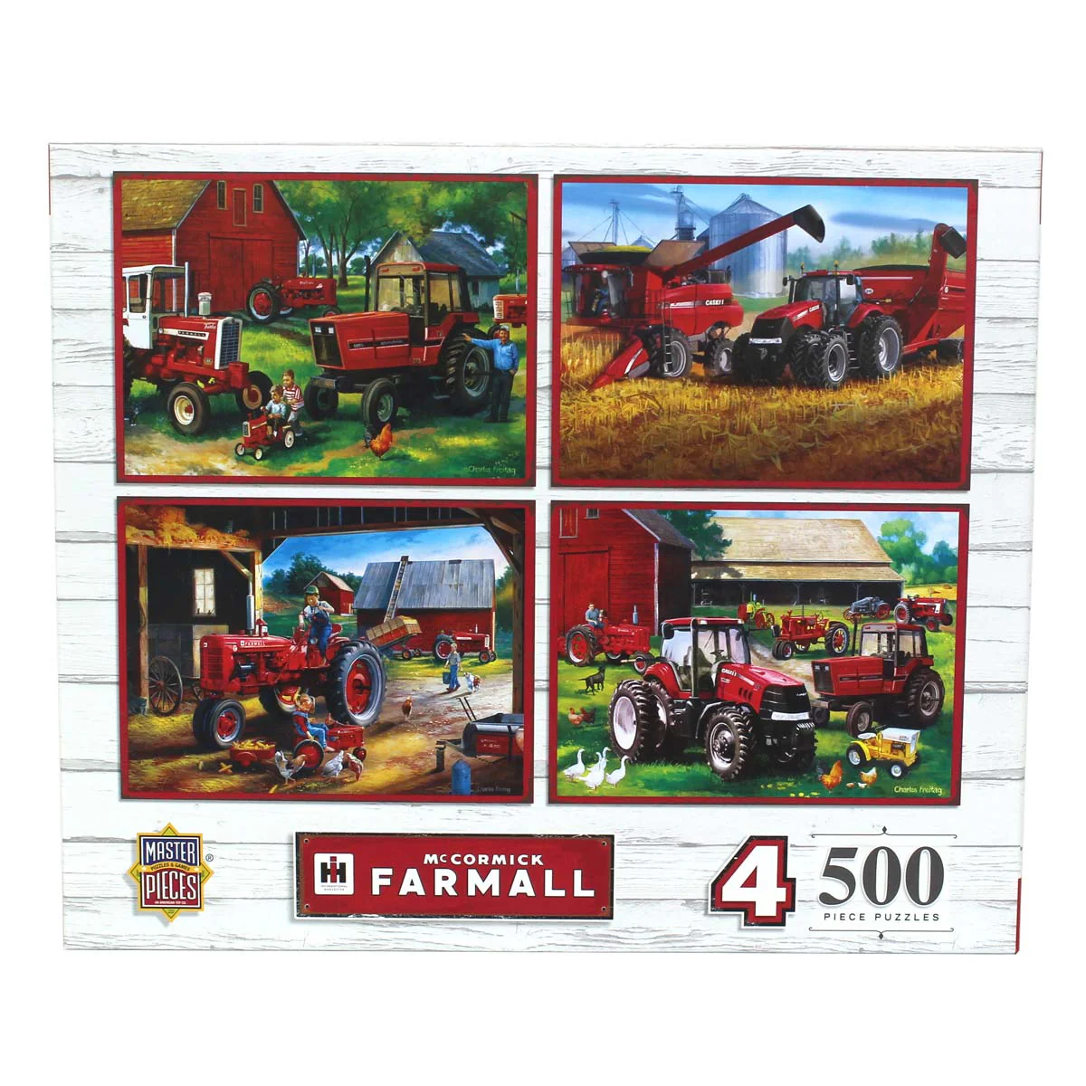 IH Farmall 4-Pack of 500 Piece Puzzles