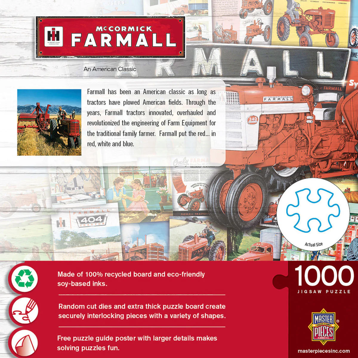 IH Farmall An American Classic 1000 Piece Puzzle - Image 3