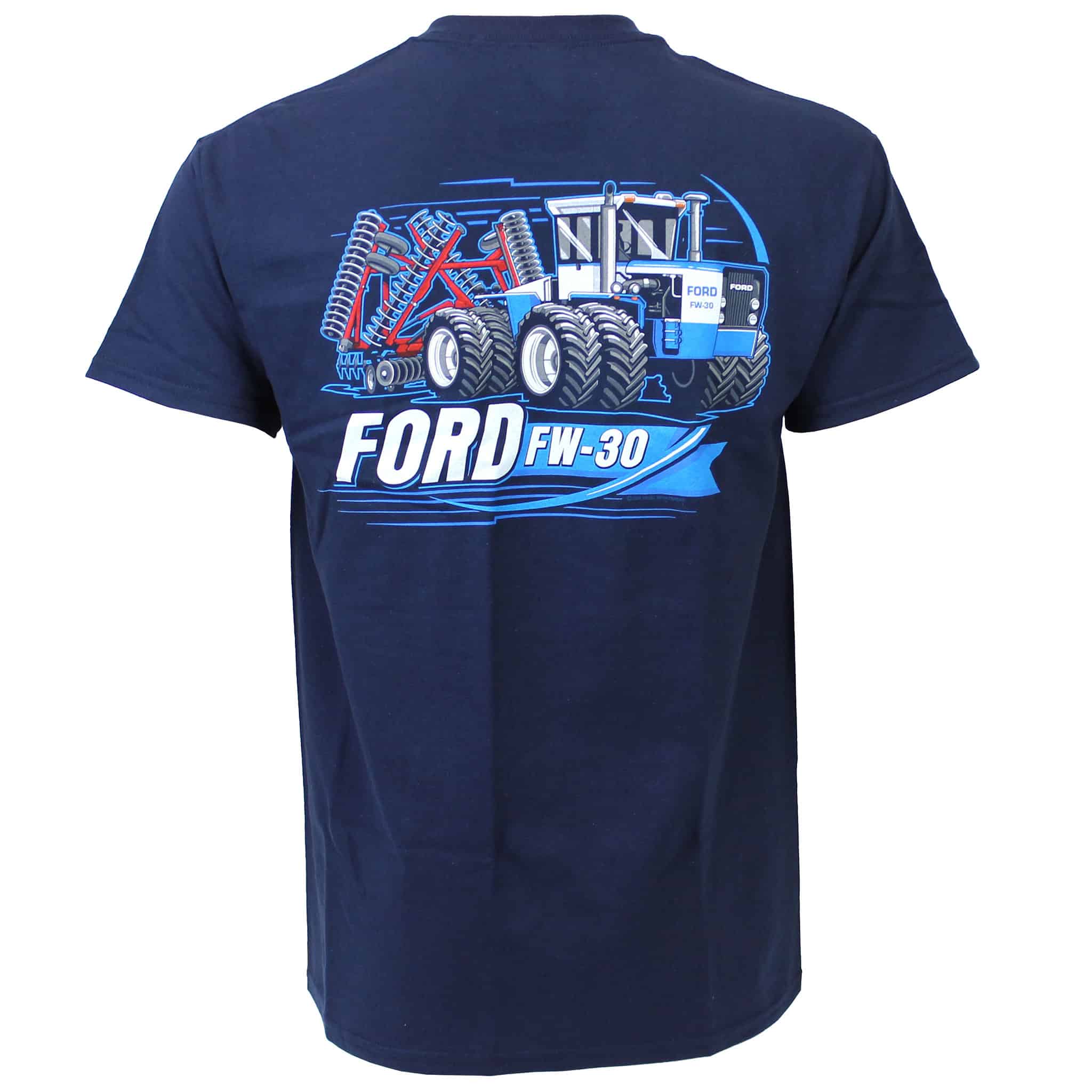 Ford FW-30 with Wing Disk Navy Short Sleeve T-Shirt