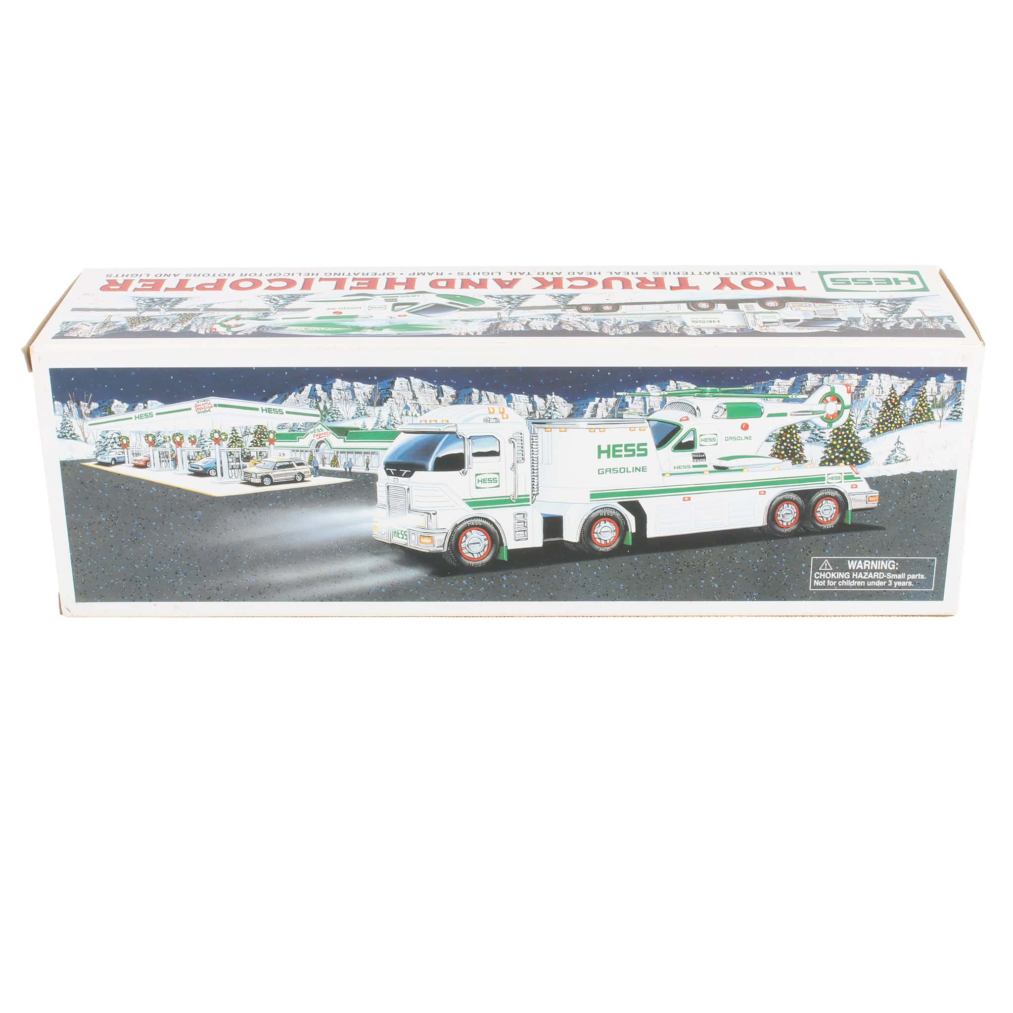 Hess Gasoline Toy Truck and Helicopter with Lights, 2006 Edition