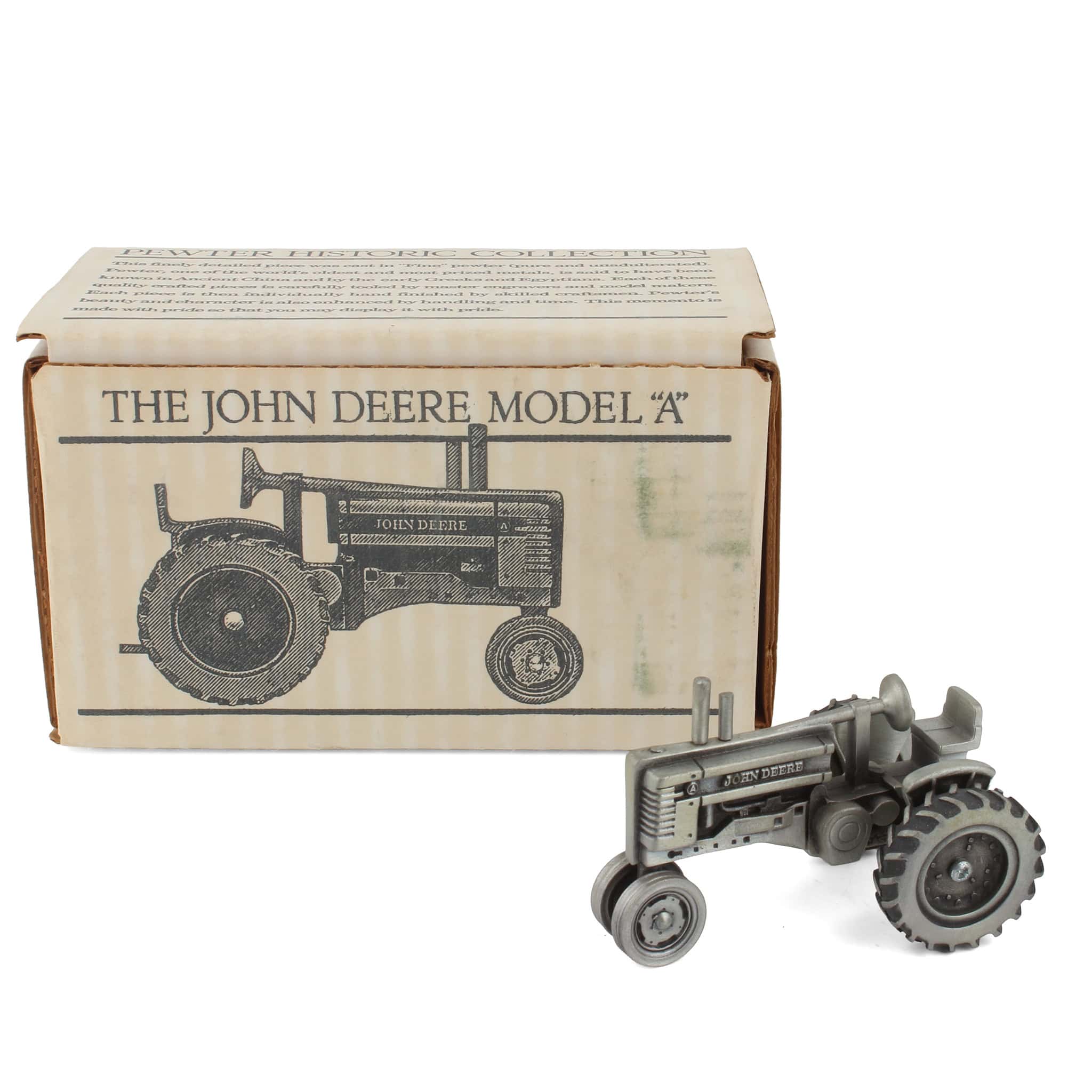 1/43 John Deere Model "A" Tractor Made of Pewter by SpecCast