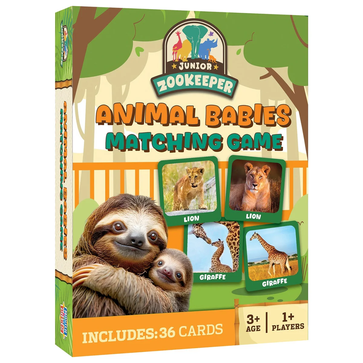 Junior Zookeeper Animal Babies Matching Game