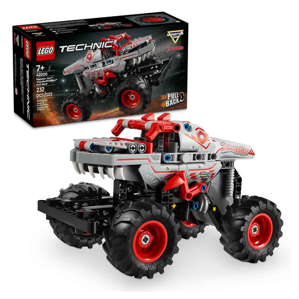 LEGO® Technic™ Monster Jam™ ThunderROARus™ Pull-Back Monster Truck, 232 Pieces