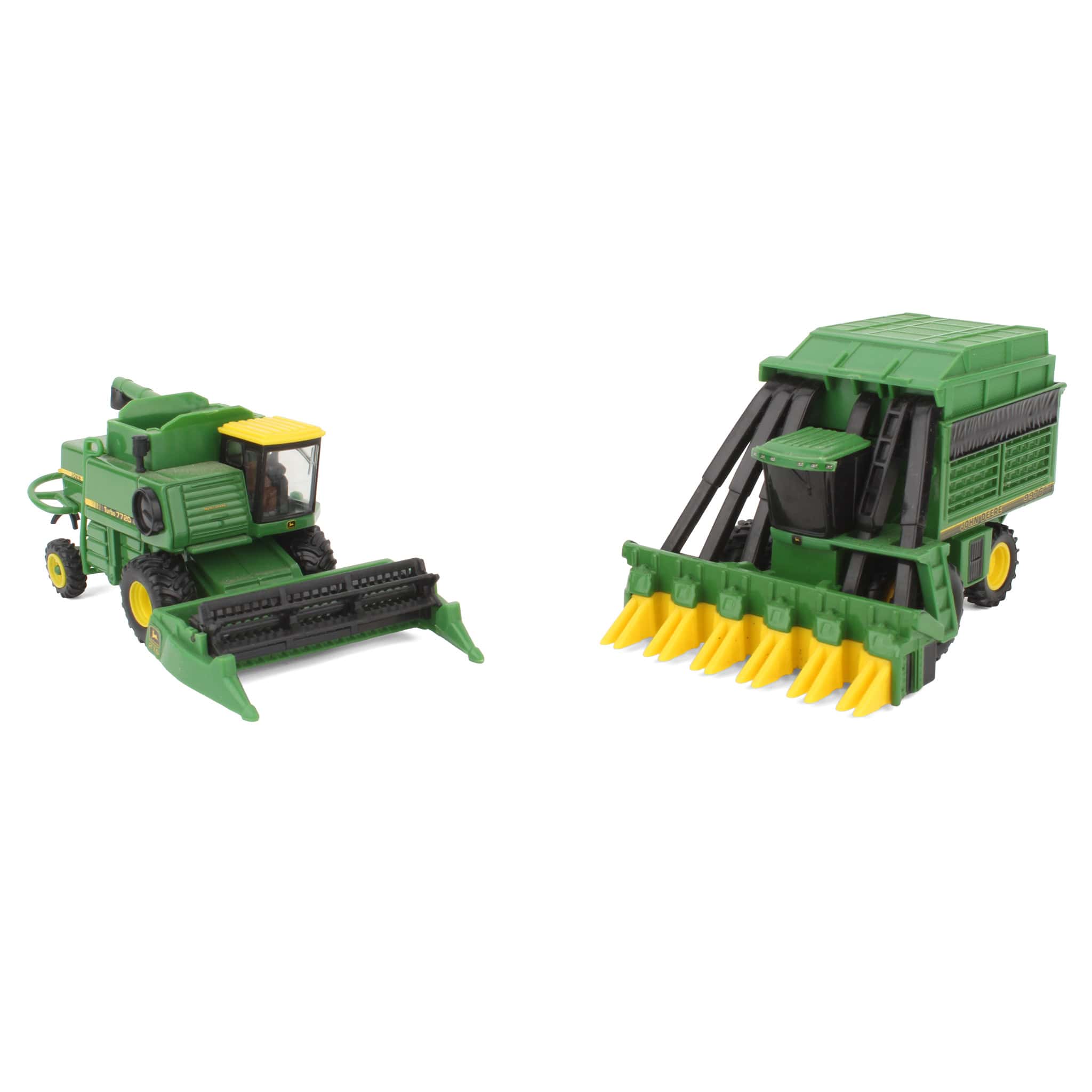 Lot of (1) 1/64 John Deere Cotton Picker and (1)  1/64 John Deere Combine by ERTL - Image 4