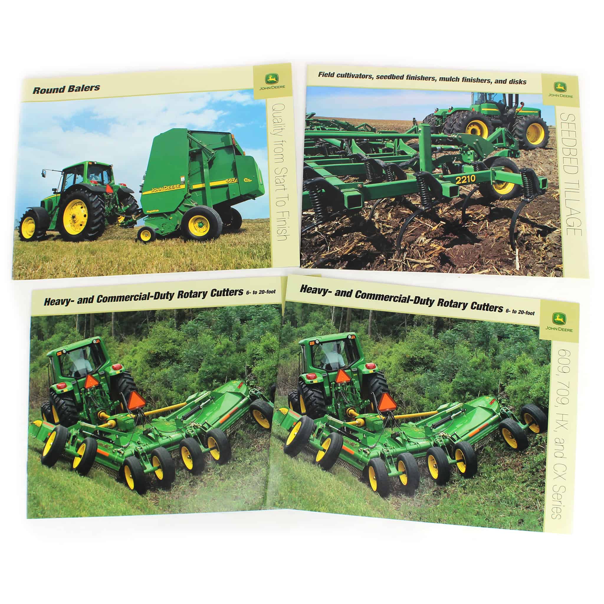 Lot of (4) John Deere Implement Sales Brochures