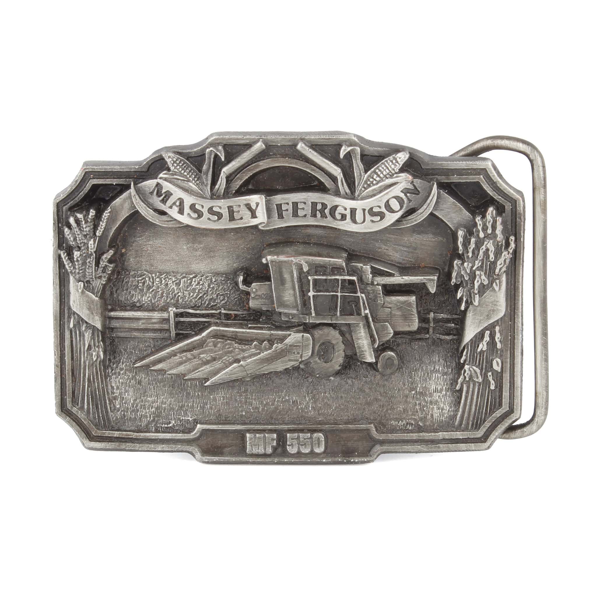 Massey Ferguson 550 Combine Limited Edition Metal Belt Buckle