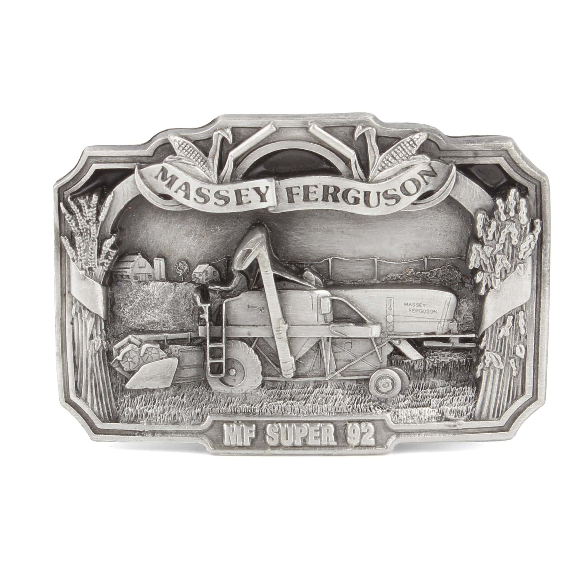 Massey Ferguson Super 92 Combine Limited Edition Metal Belt Buckle