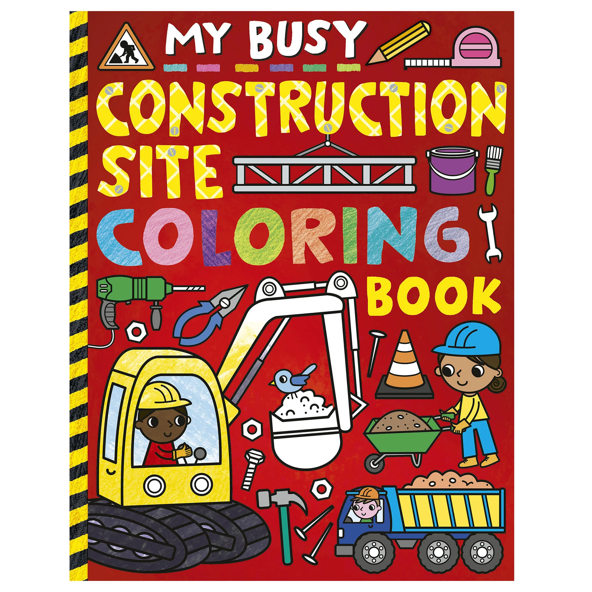 My Busy Construction Coloring Book