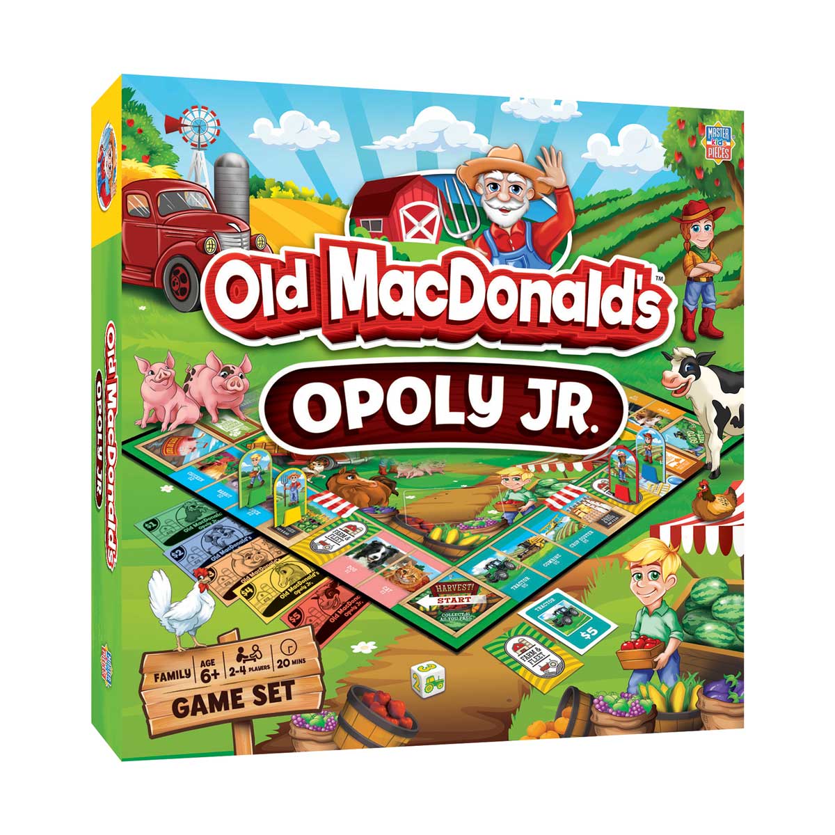 Old MacDonald's Farm Opoly Junior Board Game
