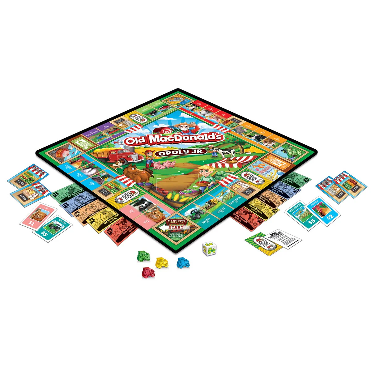Old MacDonald's Farm Opoly Junior Board Game - Image 3