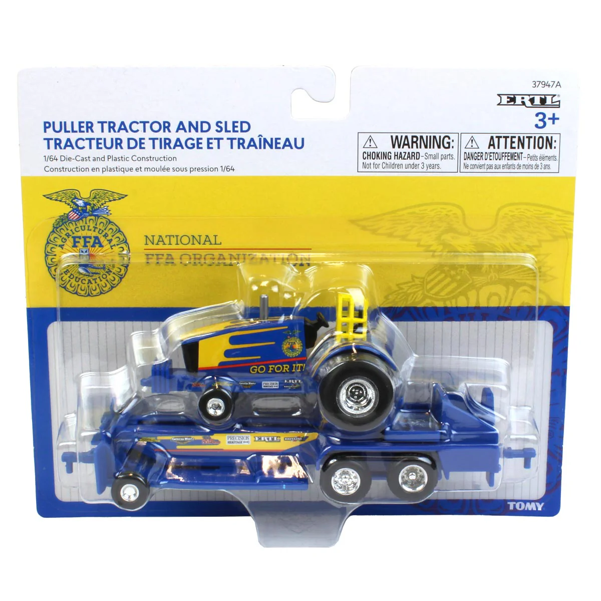 Set of 2 ~ 1/64 FFA Pulling Tractors & Sleds - Image 3